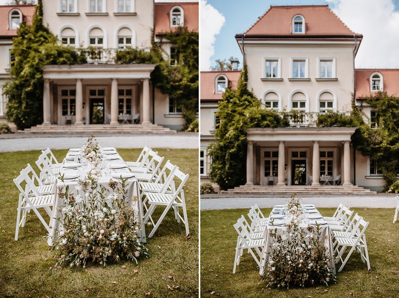 prostokątne stoły ślub wesele stoły na wesele ustawienie stołów na weselu porady inspiracje www.abcslubu.pl
