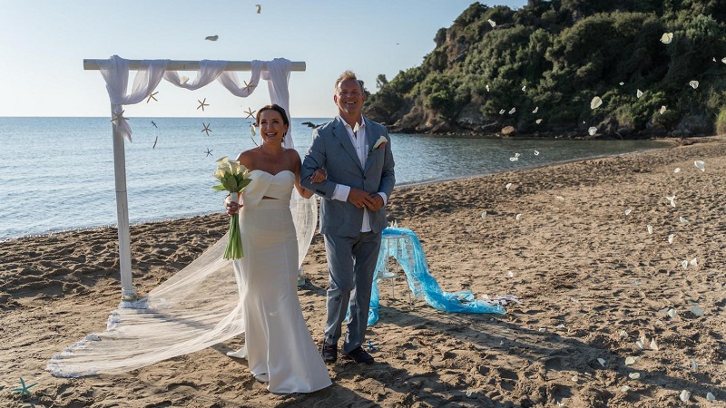 slub i wesele na plaży, ślub za granicą, ślub w Grecji