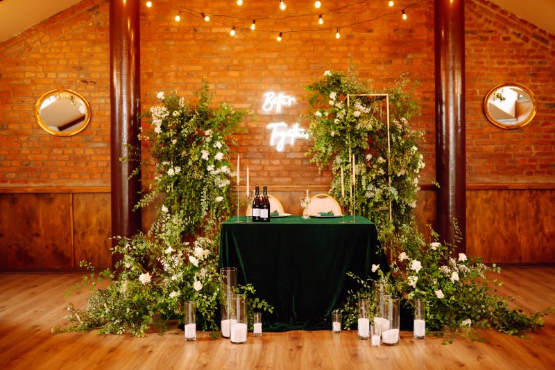 Dekoracje w stylu greenery