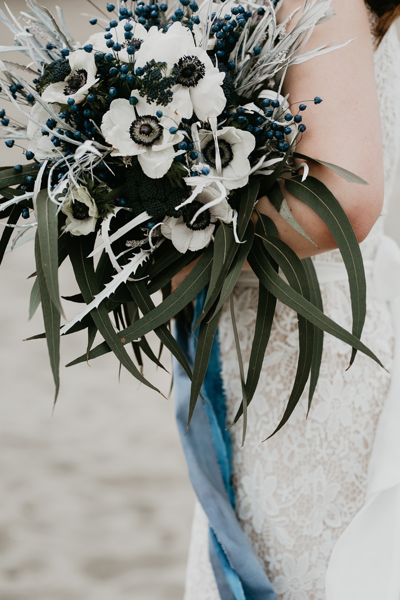 ślub wesele motyw przewodni ślubny weselny kolorowy ślub wesele niebieski granatowy błękitny inspiracje 