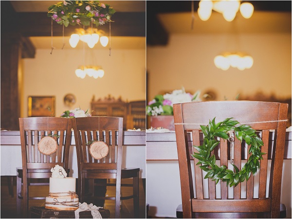 zielone kwietne wieńce na ślub, kwiatowe żyrandole na wesele, dekoracje ślubne 2015