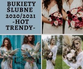 Trendy ślubne 2020/2021- najpiękniejsze bukiety ślubne dla wyjątkowych Panien Młodych