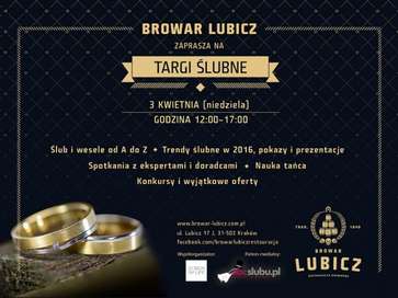 3 kwietnia 2016, Kraków - Targi Ślubne w Browarze Lubicz